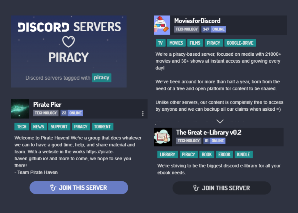 Public Discord Servers tagged with Party